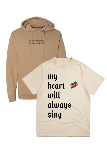 Devotion Song Hoodie and Heart Sings T-Shirt