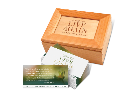 Time to Live Again (scripture cards box)